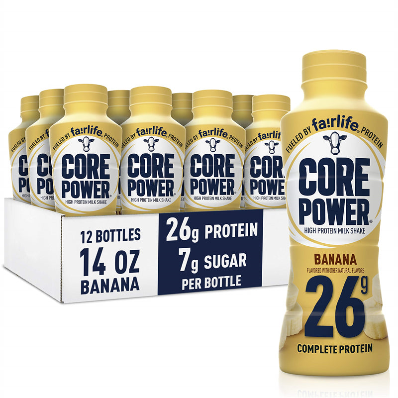 Core Power Fairlife 26g Protein Milk Shakes,Chocolate, 14 Fl Oz Bottle (Pack of 12)